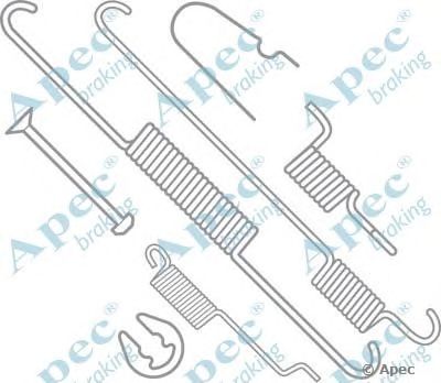 APEC BRAKING kit984 -  Комплектующие, тормозная колодка